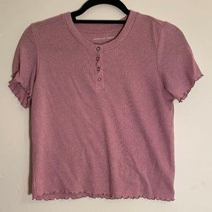 Light pink ribbed Tshirt